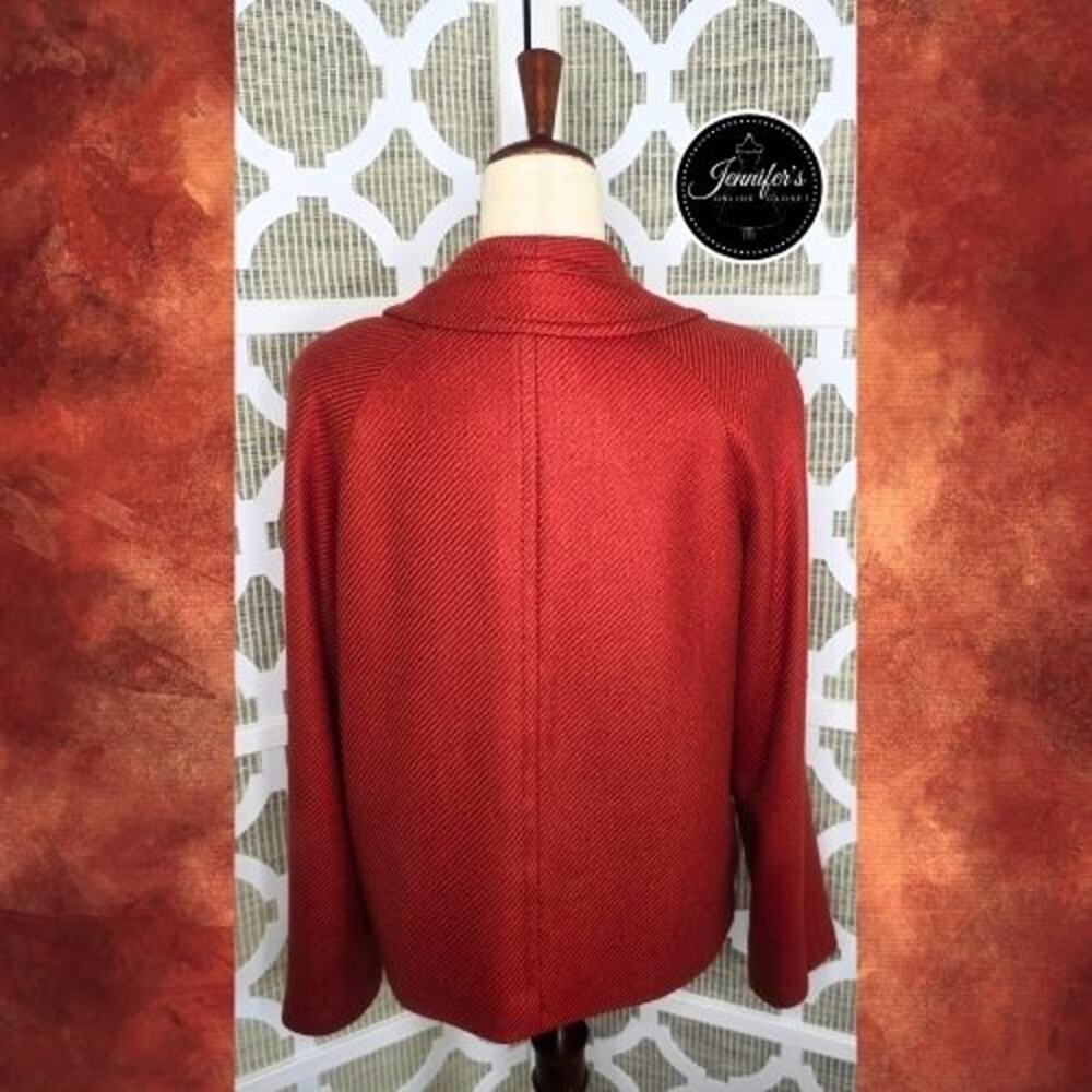 Talbots Rust Wool Blend One Button Swing Blazer/J… - image 7